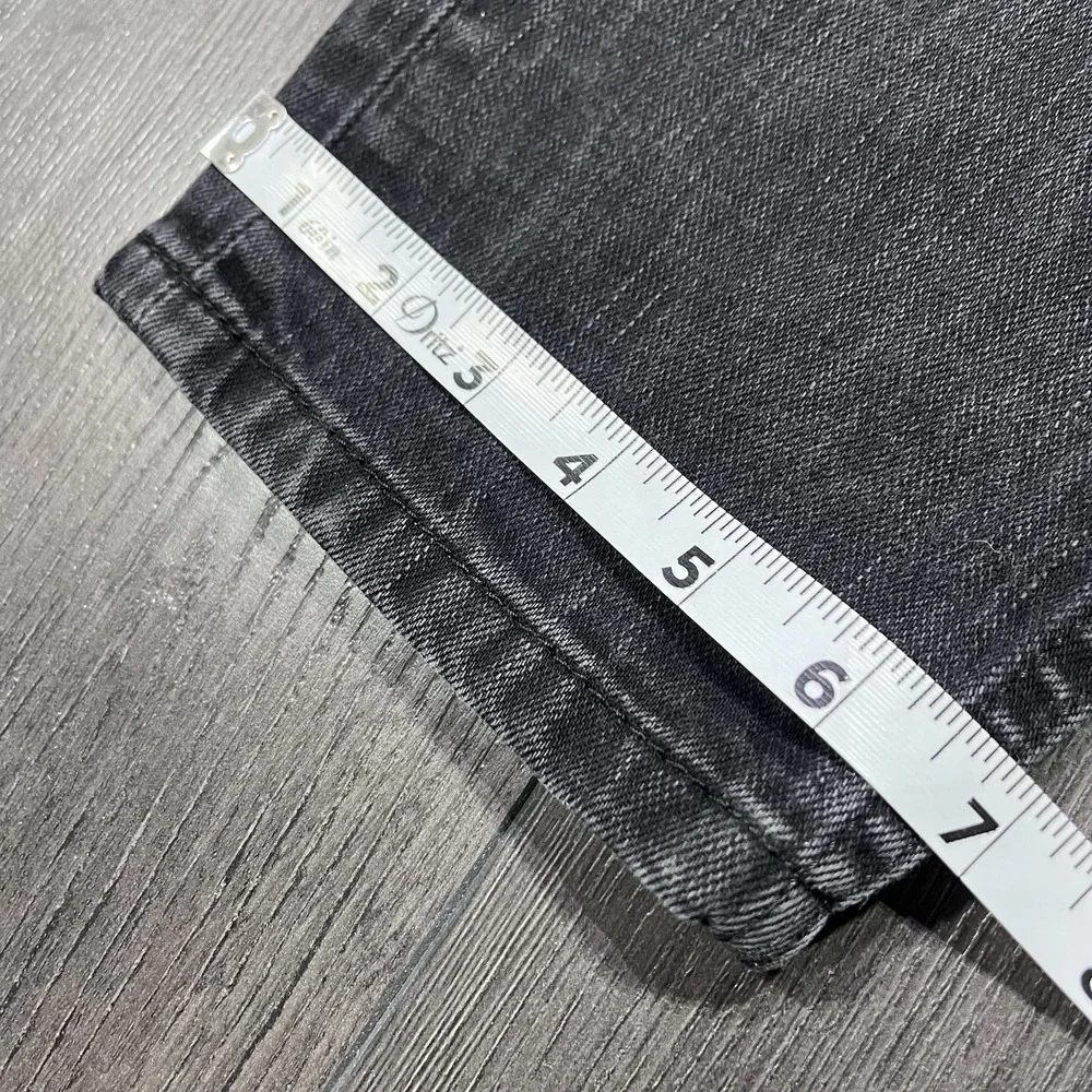 Levis Jeans Mens 30x31 Charcoal‎ Black Dark Wash  Denim Grunge Punk Metal 508
